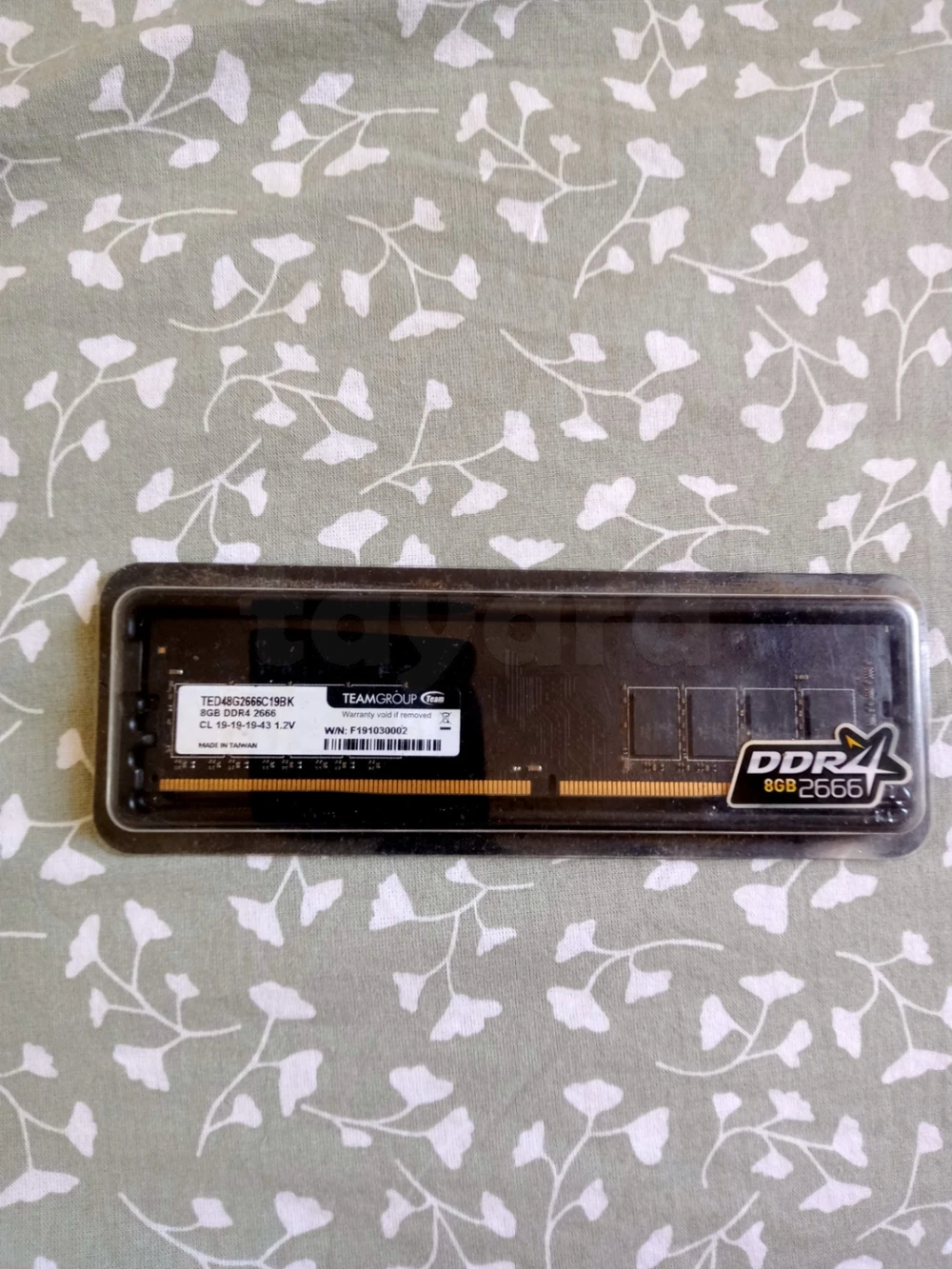 Barette mémoire 8Gb DDR4