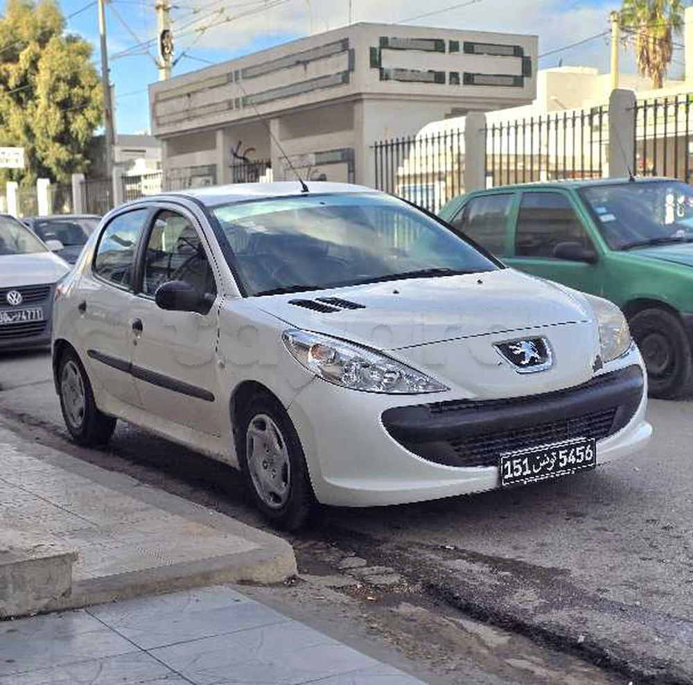 Carte voiture Peugeot 206+