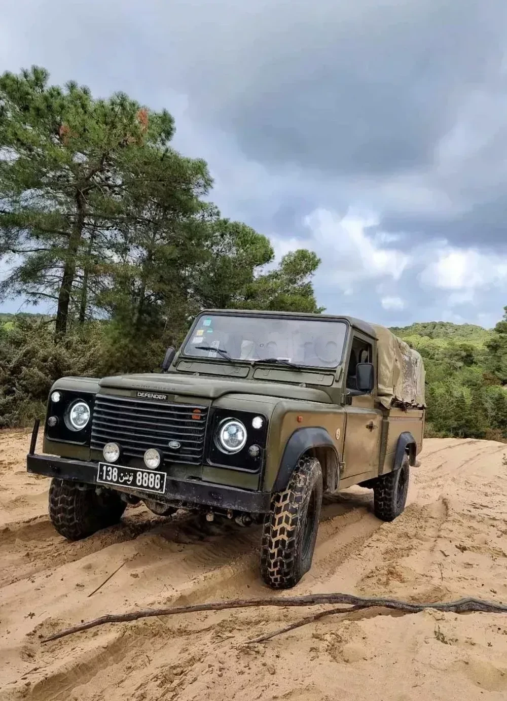 Carte voiture Land Rover Defender