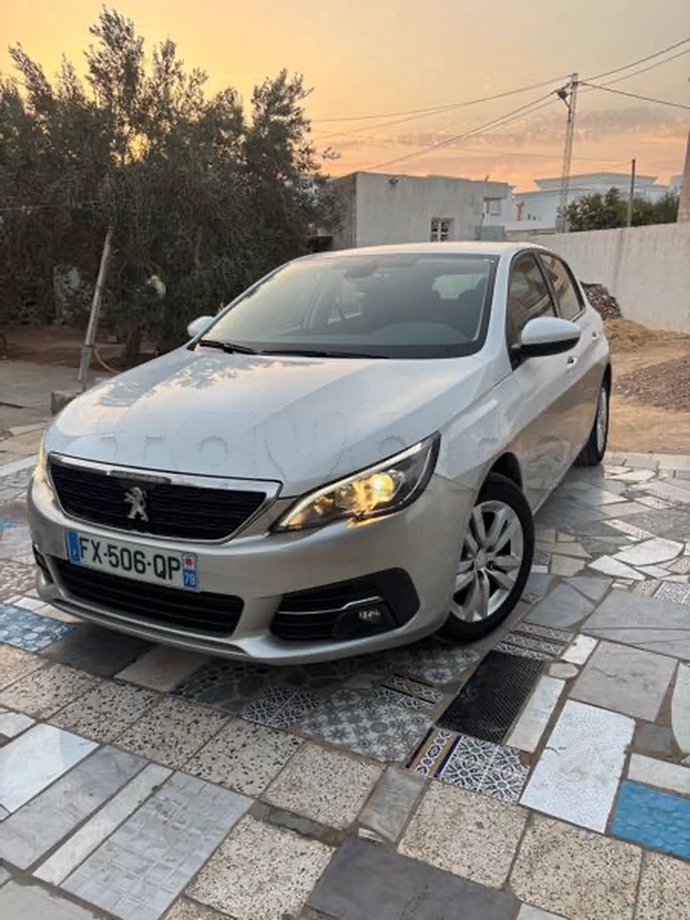 Carte voiture Peugeot 308