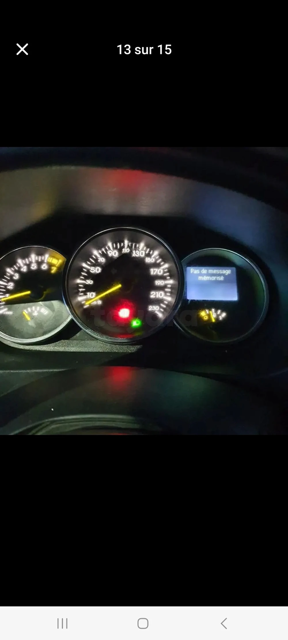 Carte voiture Renault Megane