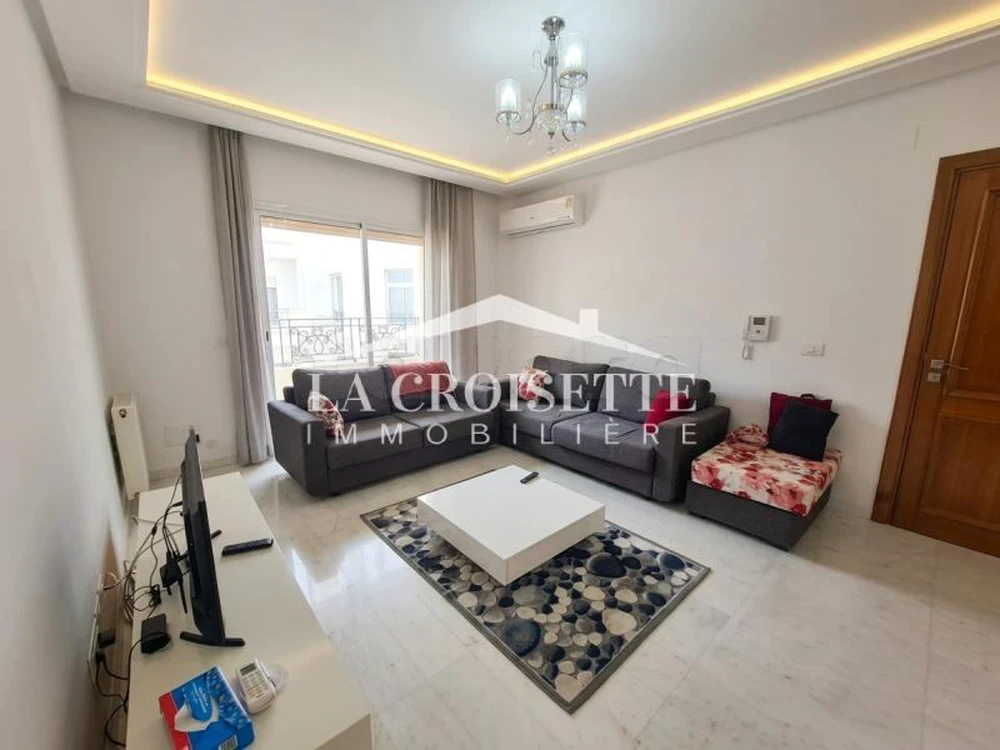 Appartement S+1 meublé à louer aux Jardins de Carthage MAL0114