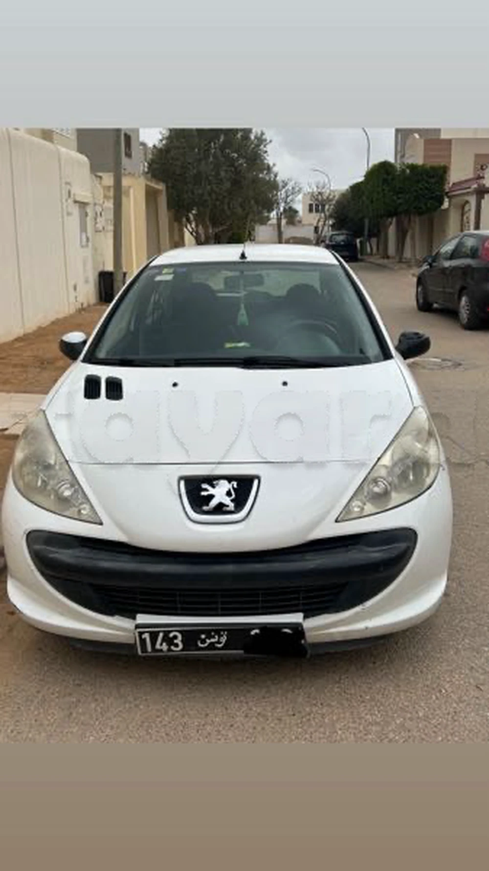 Carte voiture Peugeot 206+