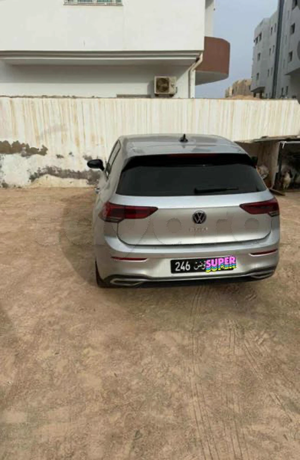 Carte voiture Volkswagen Golf 8