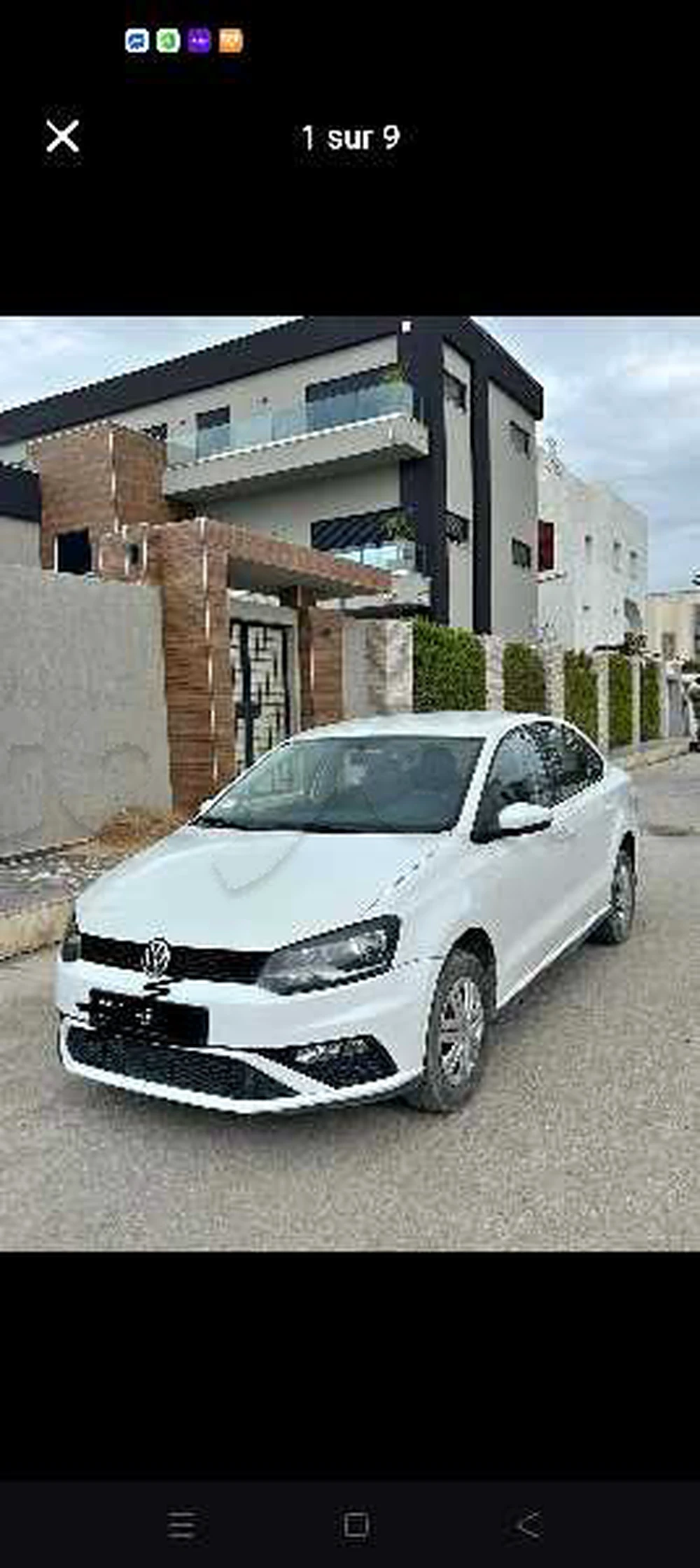 Carte voiture Volkswagen Polo
