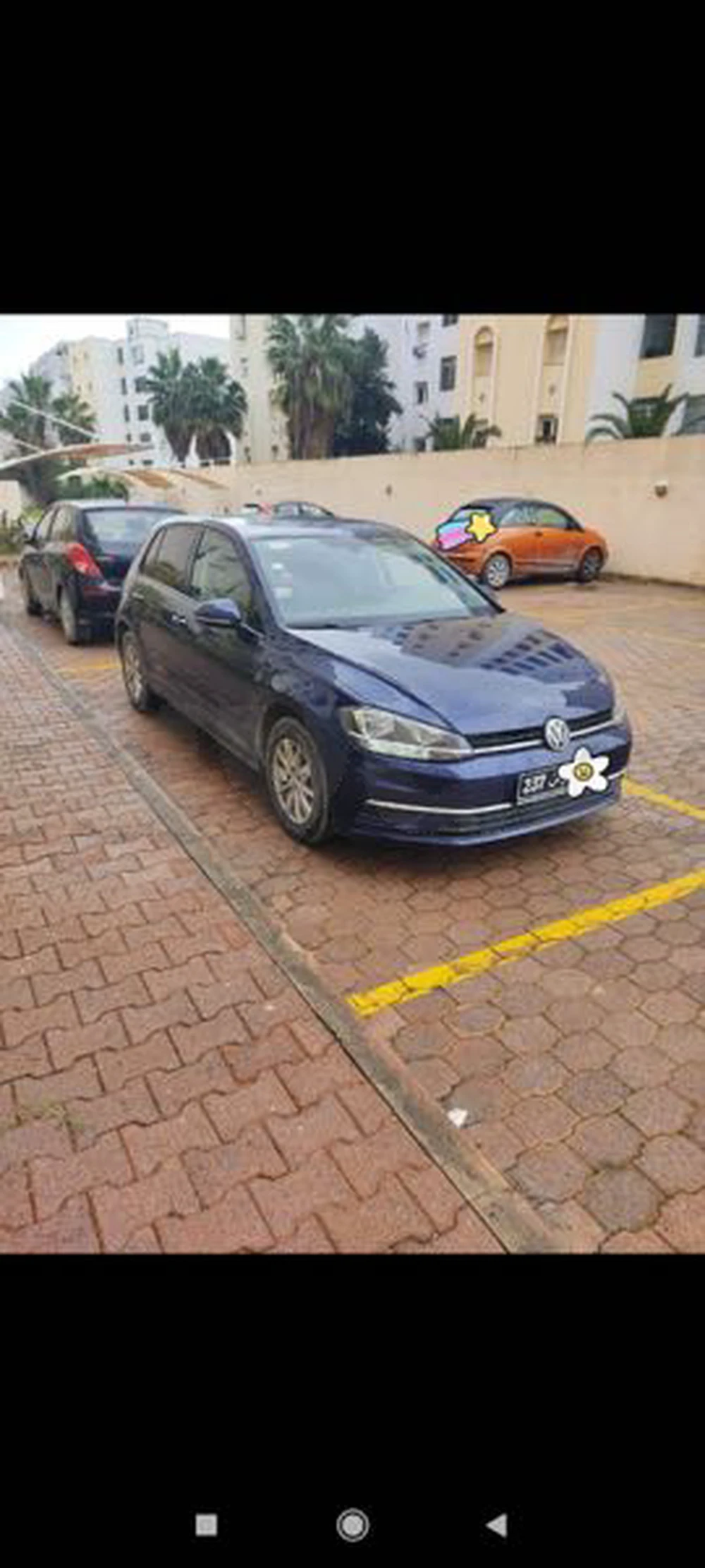 Carte voiture Volkswagen Golf