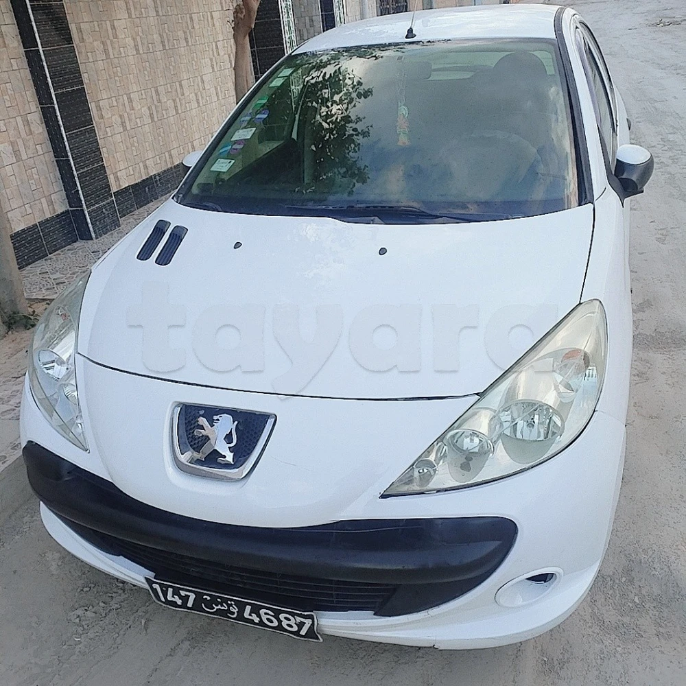 Carte voiture Peugeot 206+