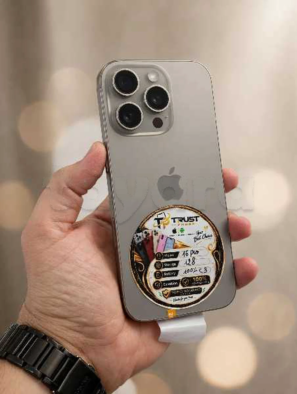 iPhone 16 Pro 128GB et 100% (cycle = 3)

☎️ wts : 20647763 ☎️