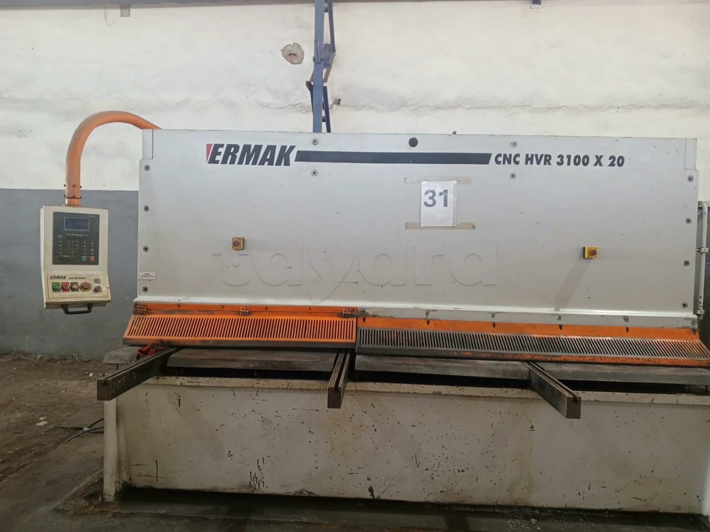 Cisaille guillotine hydraulique CNC ERMAK HVR 3100 x 20 mm – Année 2012