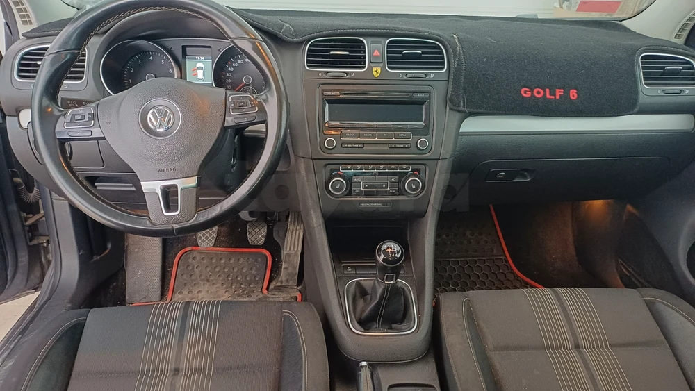 Carte voiture Volkswagen Golf 6