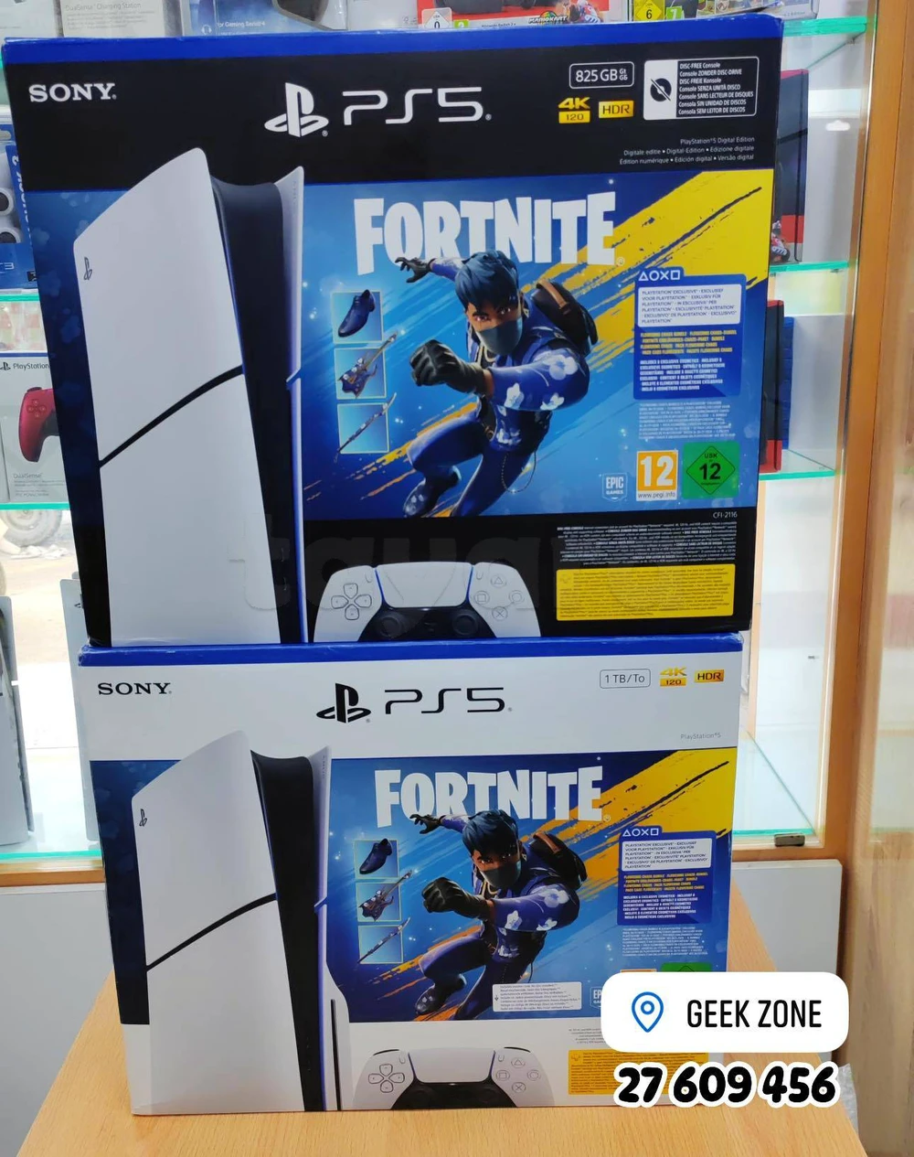 ✨️ PS5 Slim Standard Pack Fortnite ✨️ PS5 Slim Digital Pack Fortnite ✨️ Modèle européen neuf sous blister