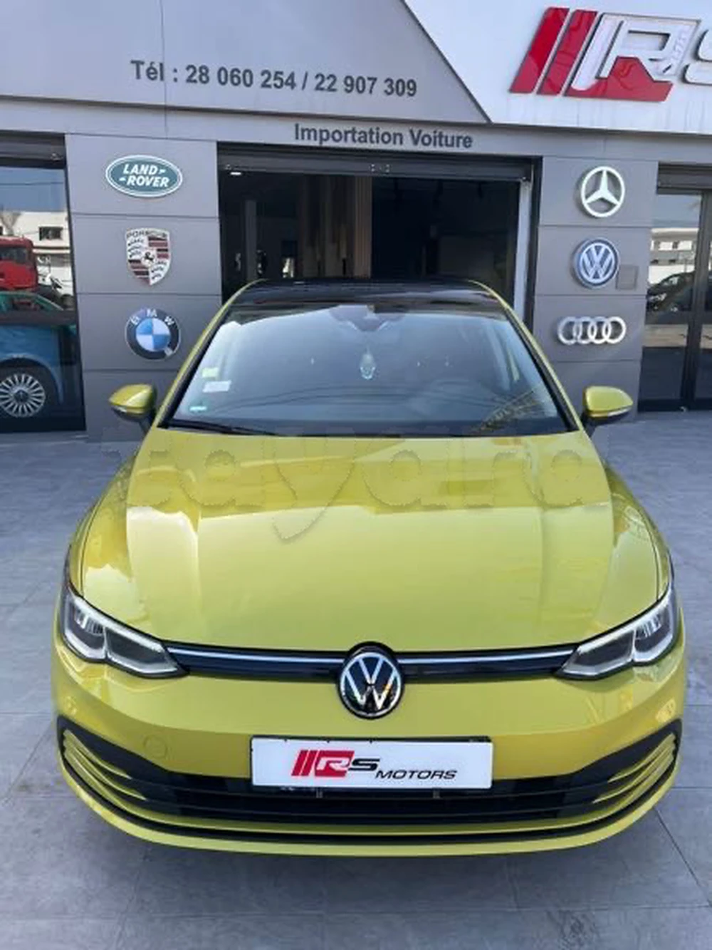 Carte voiture Volkswagen Golf 8