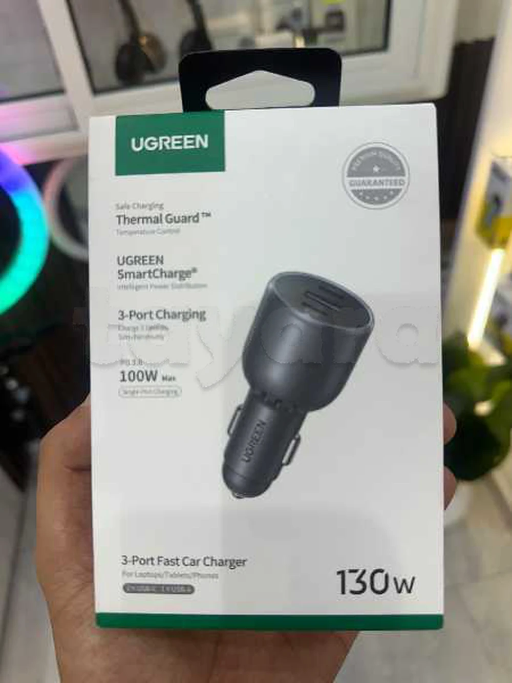chargeur voiture 130w ugreen