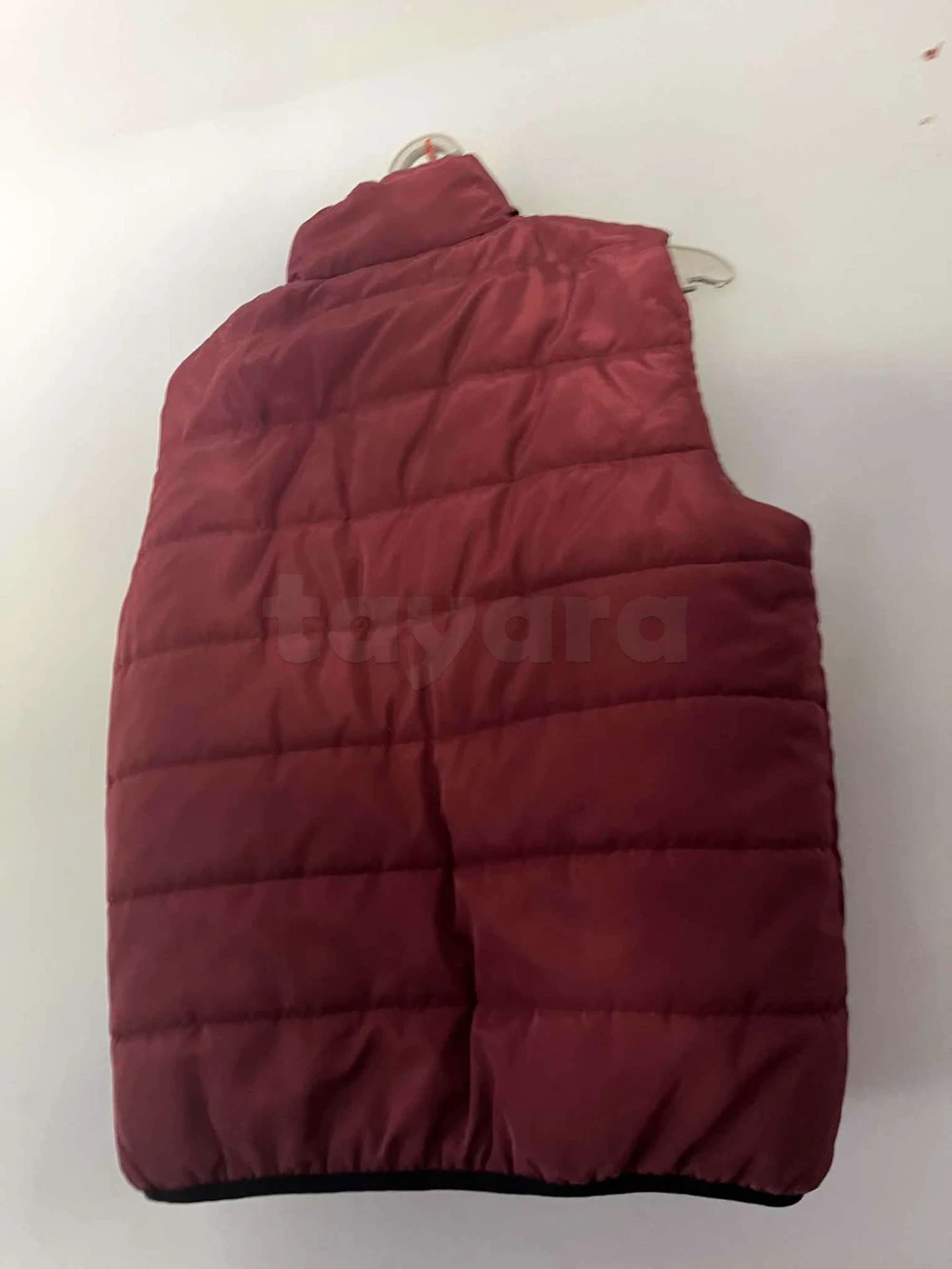 Doudoune rouge sans manche