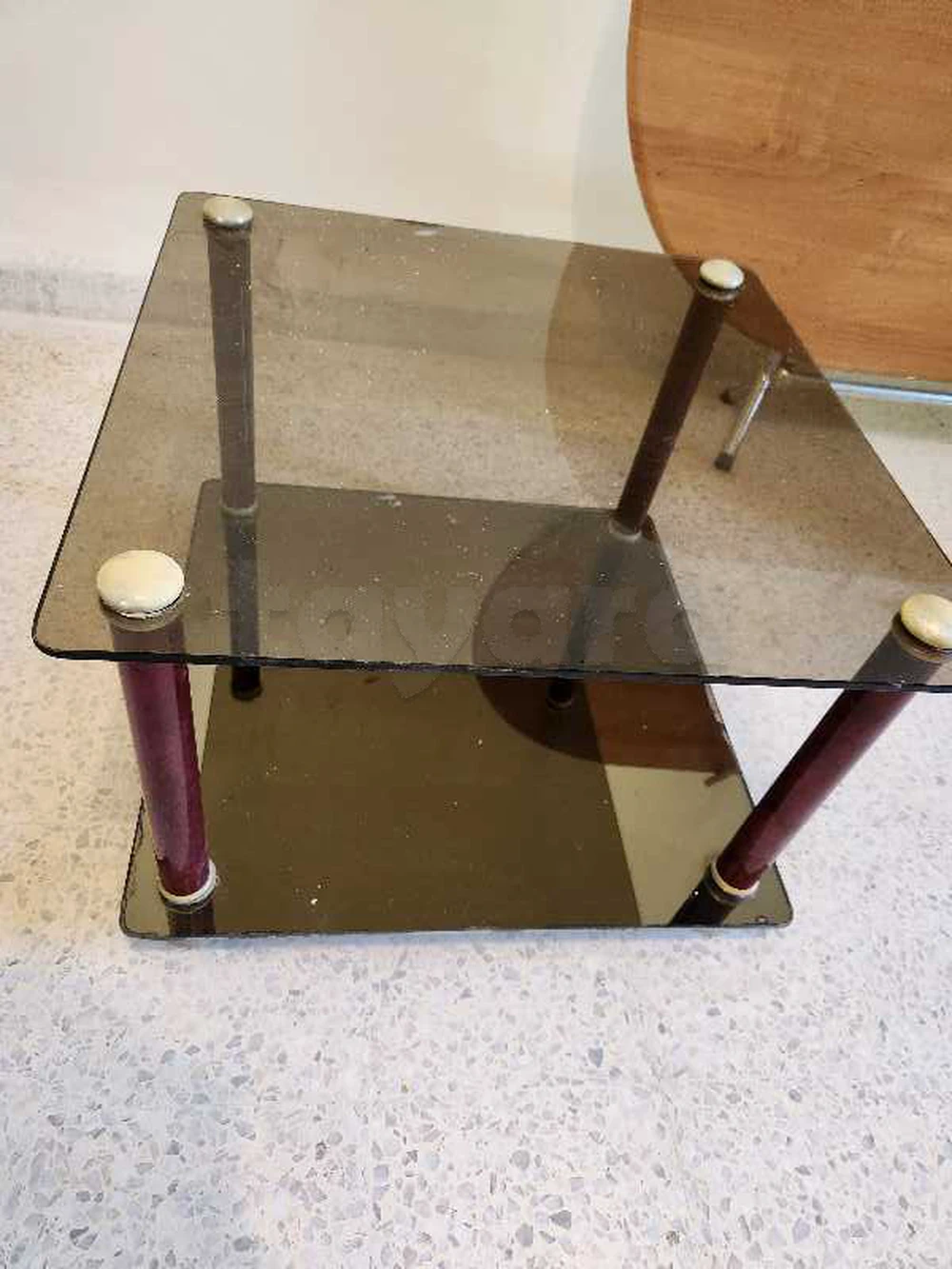 table en verre